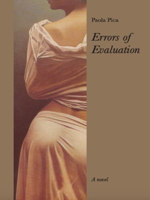 cover image of Errors of Evaluation